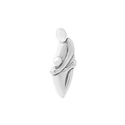 Sterling Silver 'Family' Pendant - One Parent, One Child Sterling Silver 'Family' Pendant - One Parent, One Child